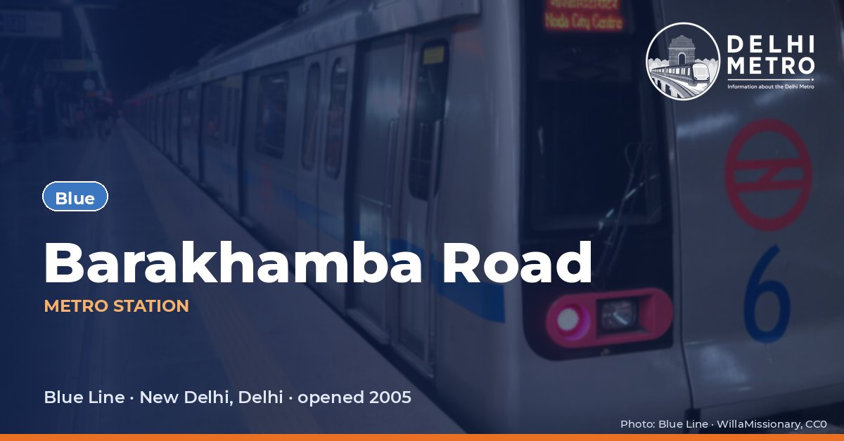 Barakhamba Road metro station, Delhi Metro