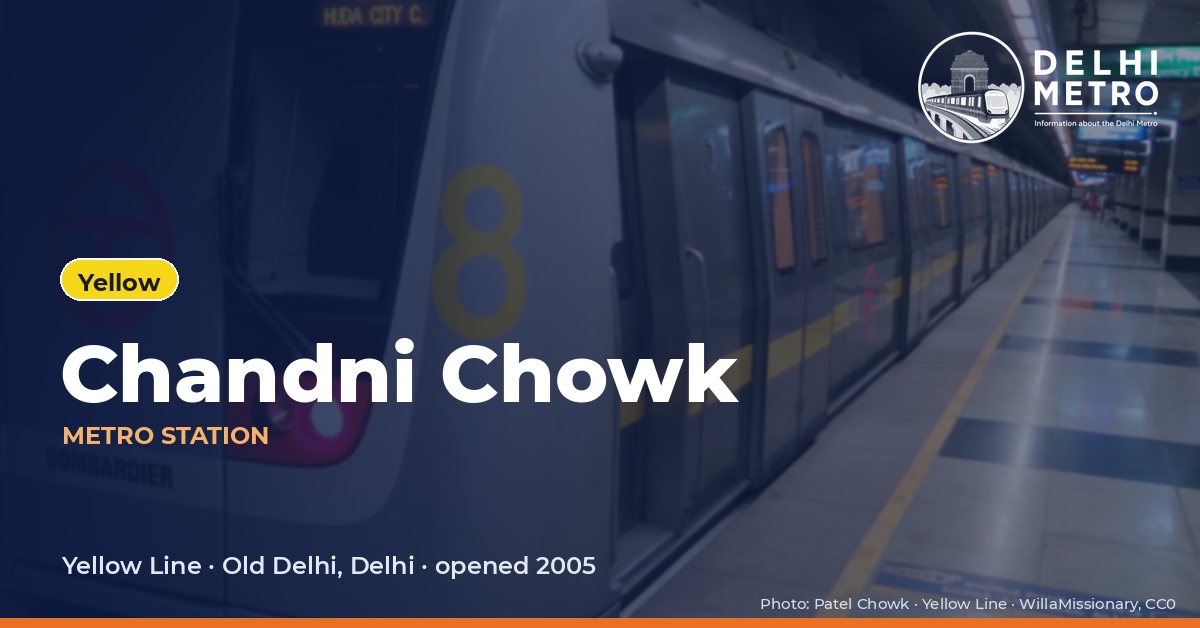 Chandni Chowk metro station, Delhi Metro