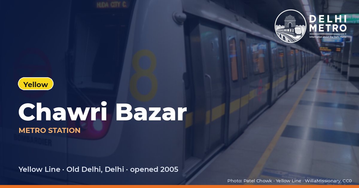 Chawri Bazar metro station, Delhi Metro
