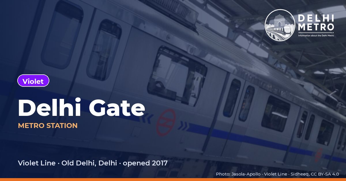 Delhi Gate metro station, Delhi Metro