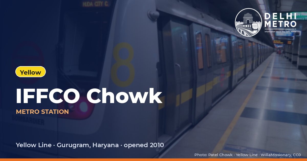 IFFCO Chowk metro station, Delhi Metro