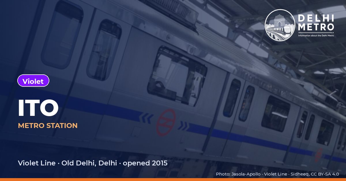 ITO metro station, Delhi Metro
