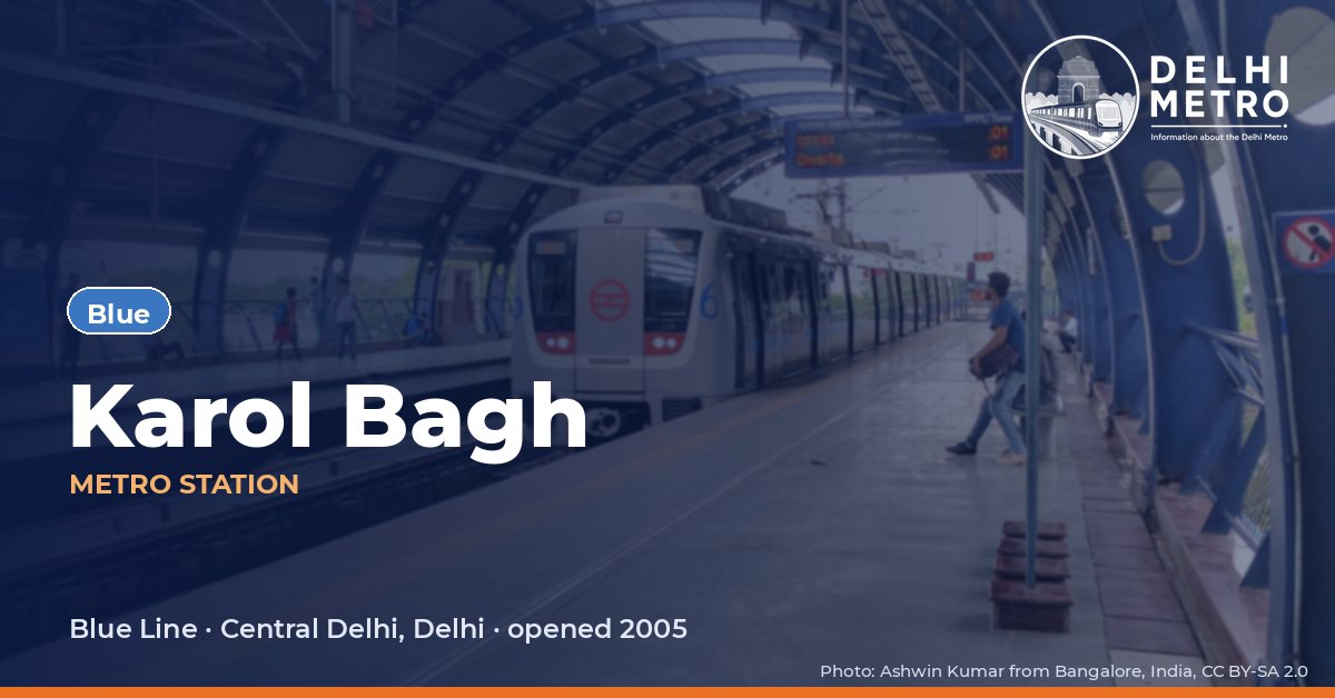 Karol Bagh metro station, Delhi Metro