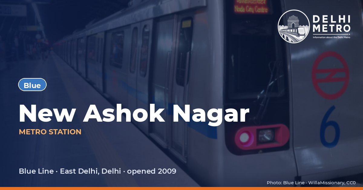 New Ashok Nagar metro station, Delhi Metro