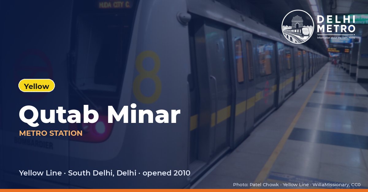 Qutab Minar metro station, Delhi Metro