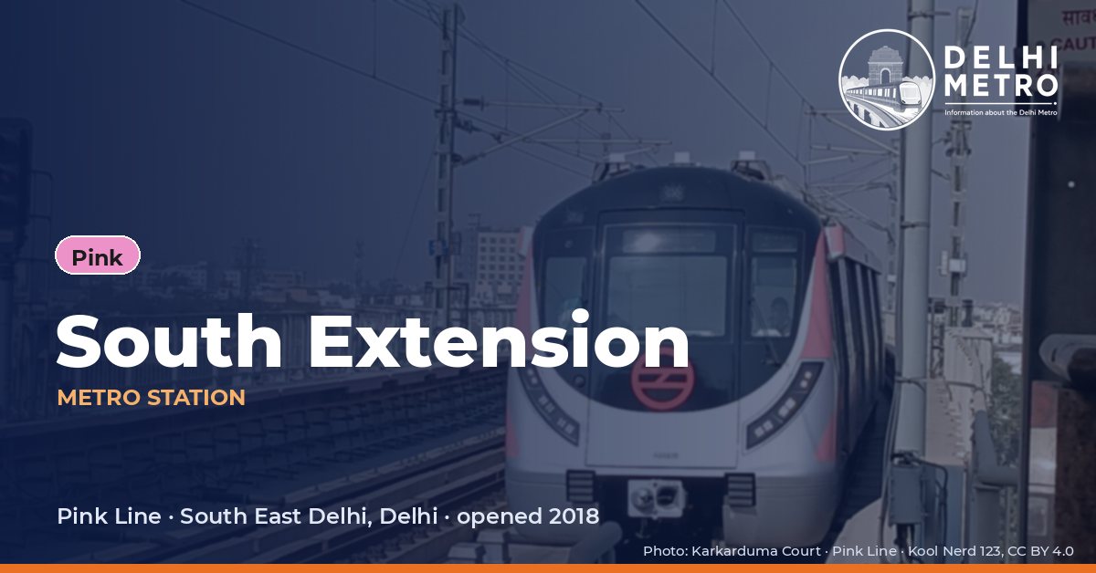 South Extension metro station, Delhi Metro